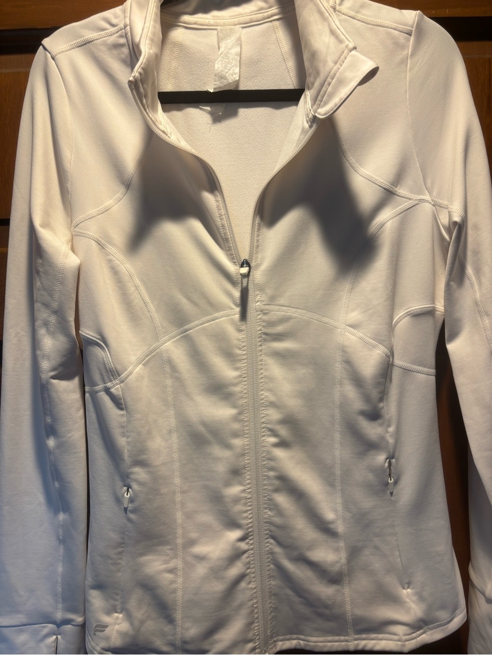 Fabletics Zip-Front Jacket white L - Picture 2 of 8